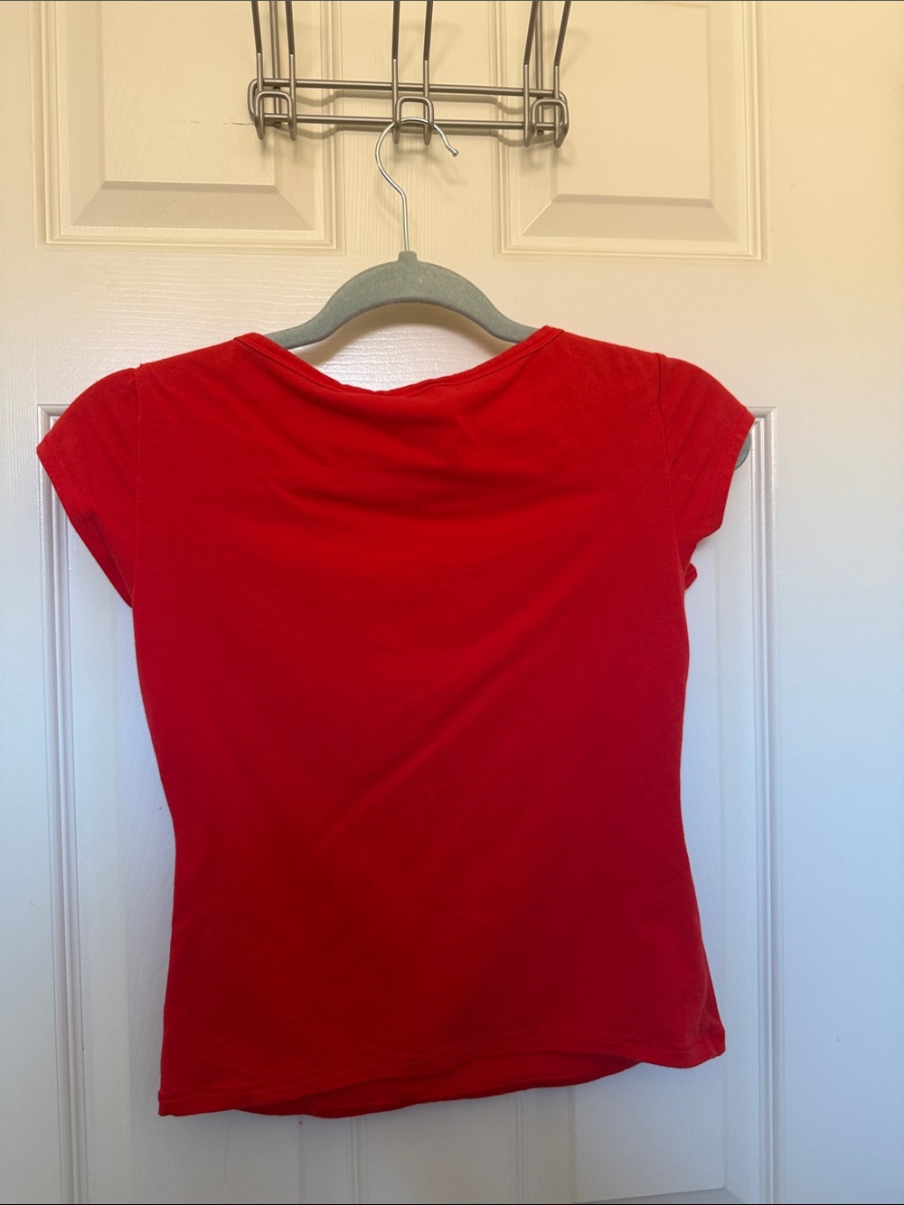 Skims Cotton Jersey Scoop Neck T-Shirt - Picture 3 of 4
